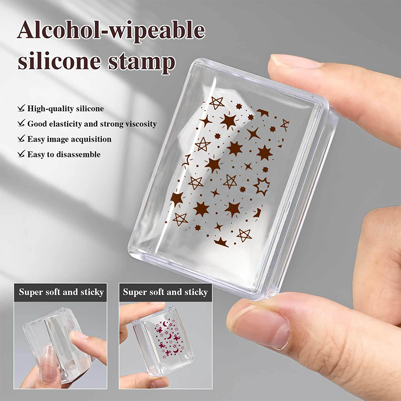Nail Art Stamping Kit - Nails Art Stamping Plates Kit French