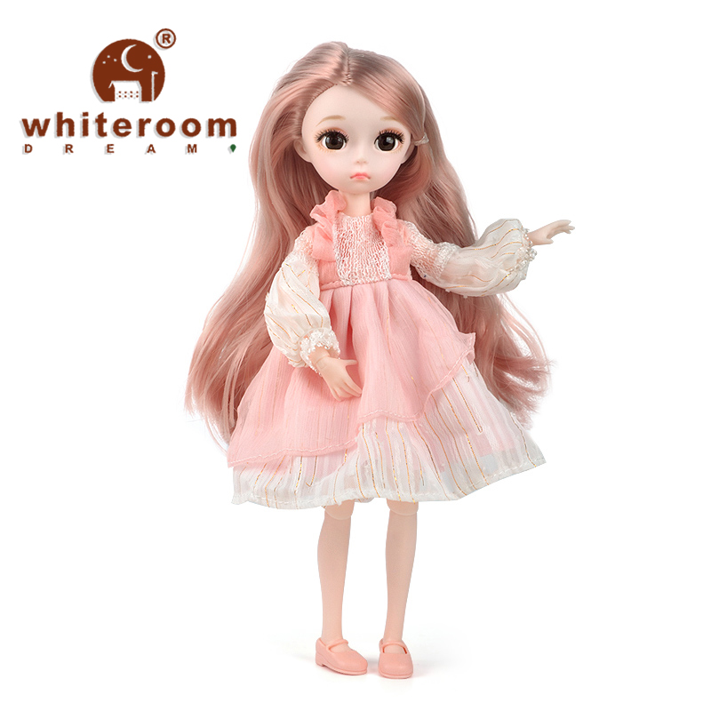 Pure Beauty Hair & Makeup - 25cm Bjd Doll Elegant Temperament Exquisite