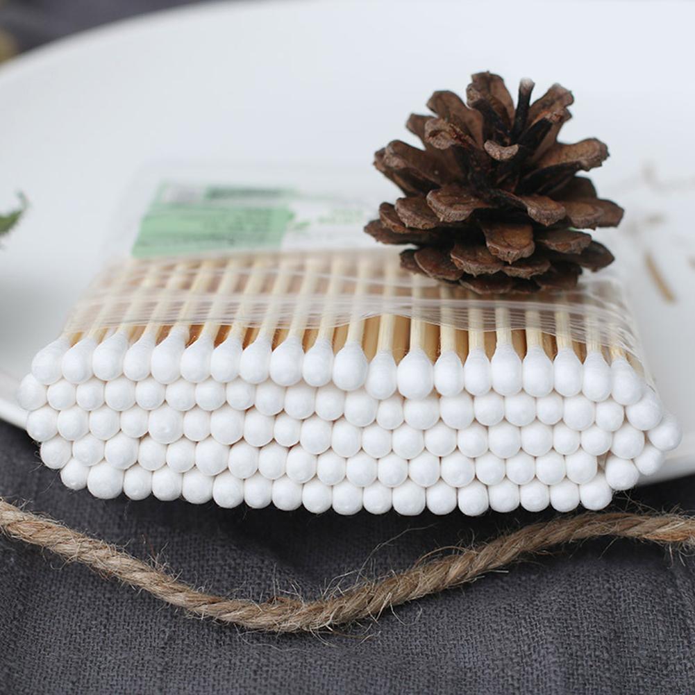 Beauty Makeup Remover - 10/100pcs Disposable Cotton Swabs for Beauty