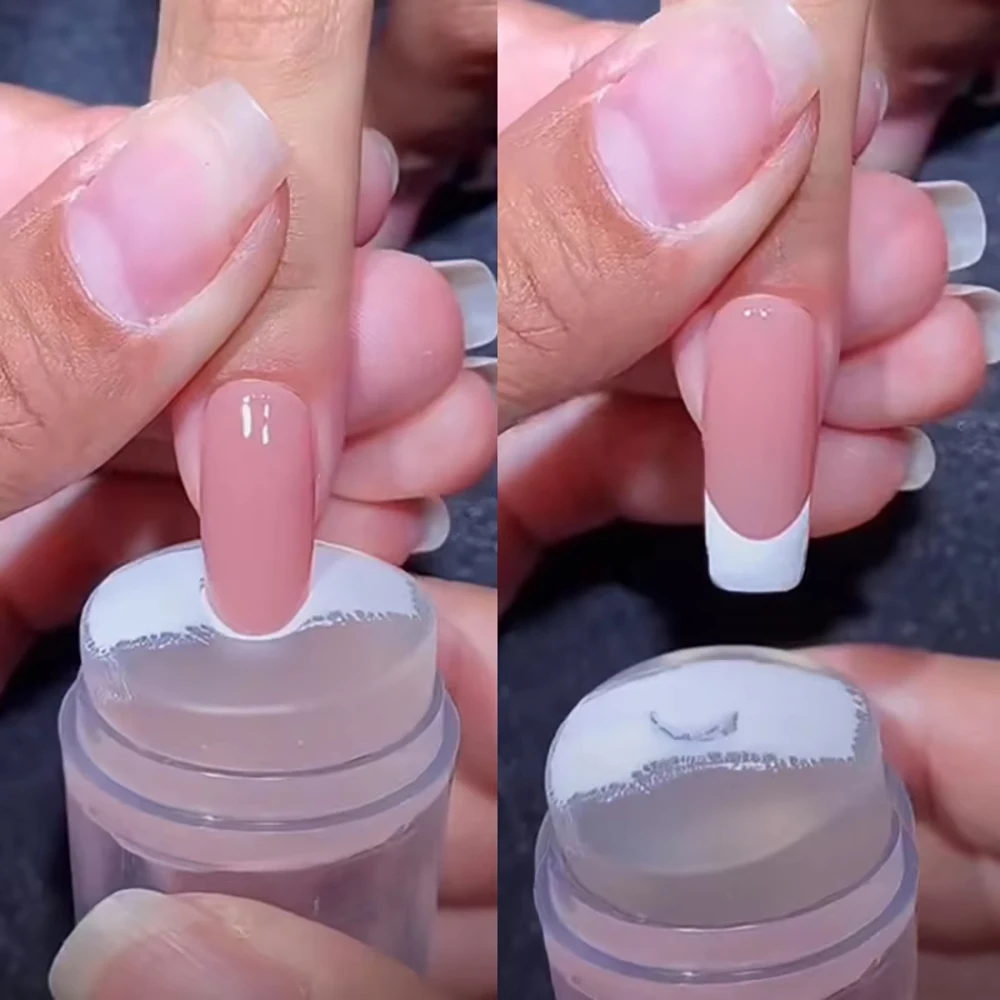 Nail Art Stamping Kit - Nail Stamper Jelly Silicone Printing Nail