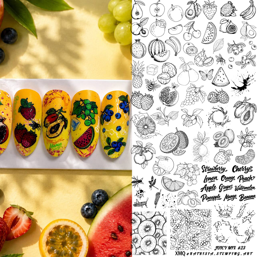 XMQ Nail Art Stamping Plates F - огляд і ціна Nail Art Stamping Kit