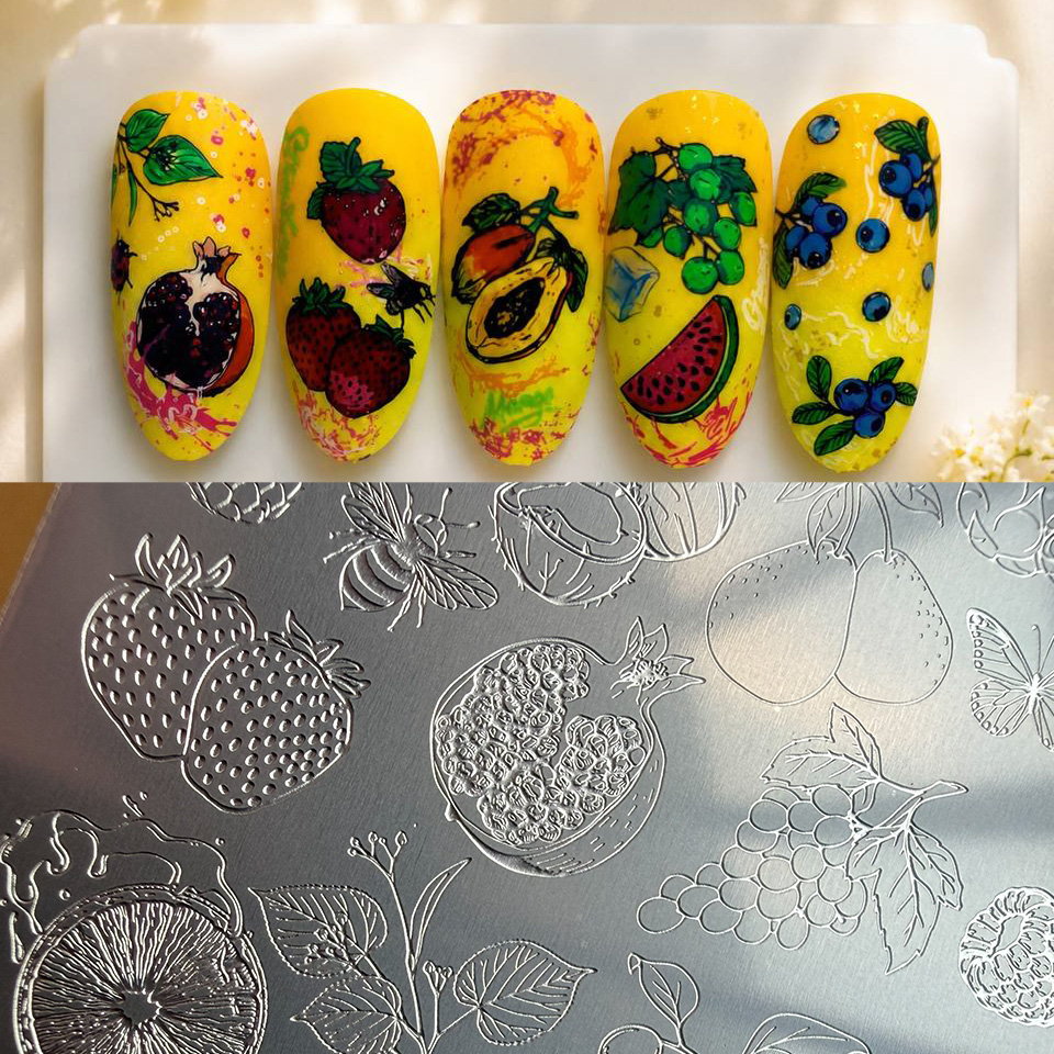 XMQ Nail Art Stamping Plates F - огляд і ціна Nail Art Stamping Kit