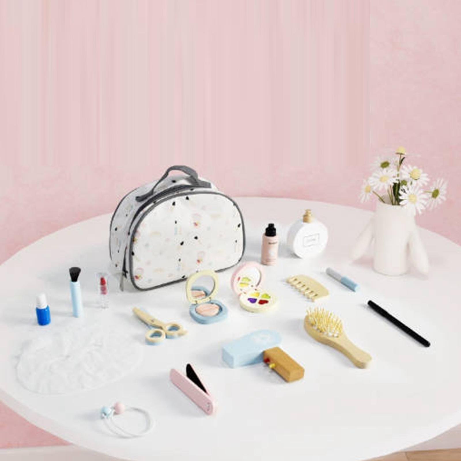 Wooden Makeup Toy Set Role Pla - огляд і ціна Makeup Beauty House