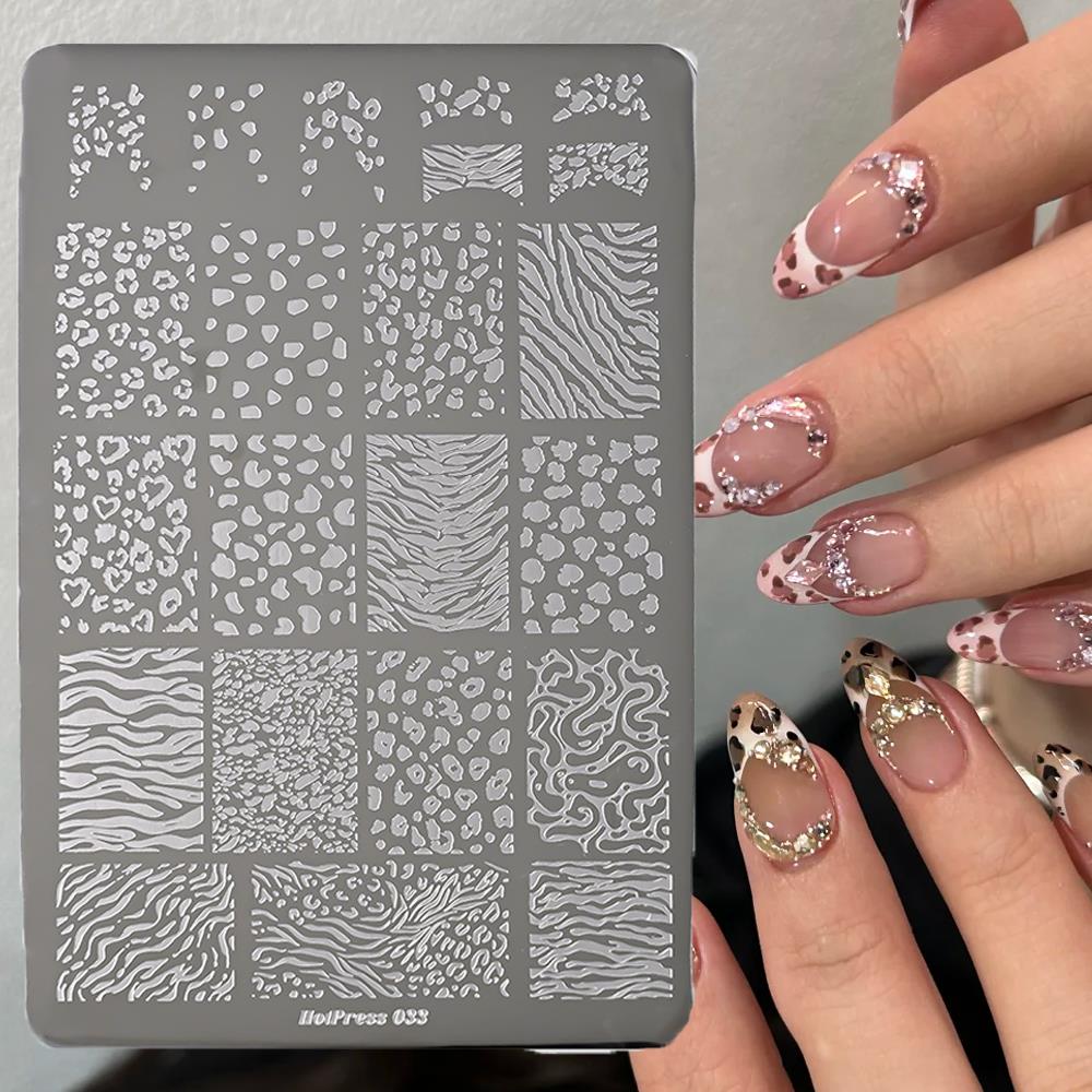 1Pcs Sexy Leopard Print Nail S - огляд і ціна Nail Art Stamping Kit