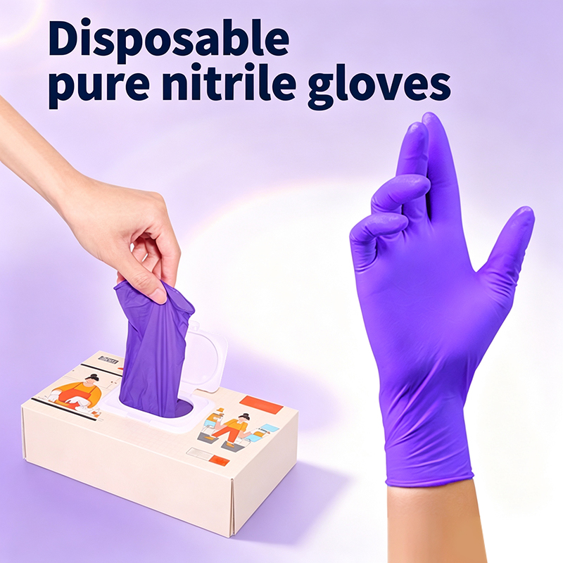 4 mil 100% pure nitrile gloves - огляд і ціна Pure Beauty Hair & Makeup