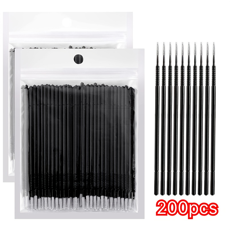 200pcs Eyelash Cleaning Brushe - огляд і ціна Beauty Makeup Remover
