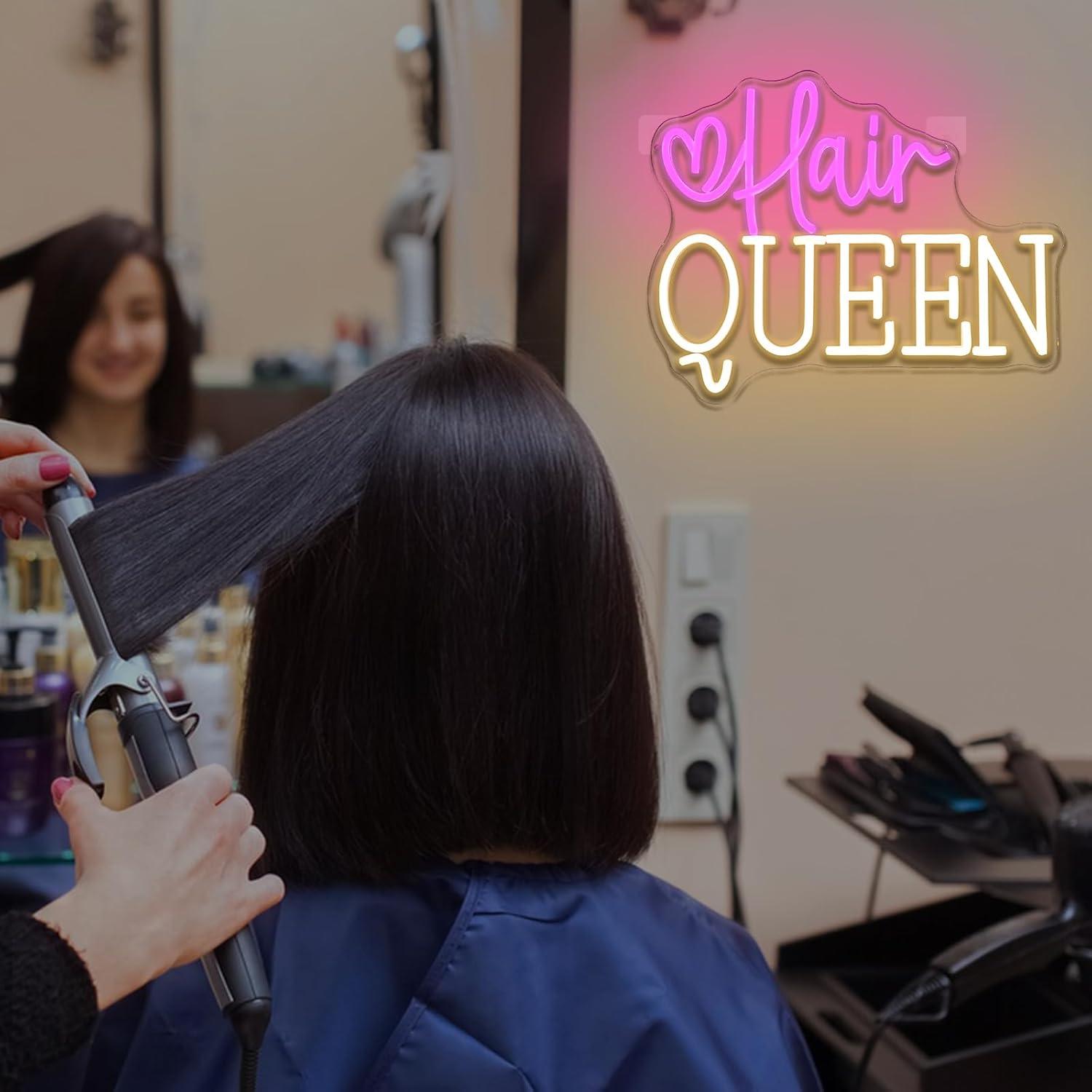 Hair Queen Neon Sign Dimmable  - огляд і ціна Beauty Makeup Stores