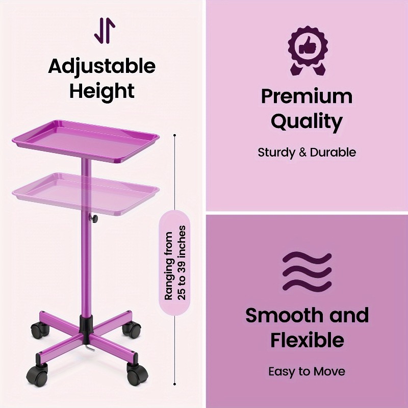 Aluminum Beauty Rolling Cart w - огляд і ціна Beauty Makeup Stores