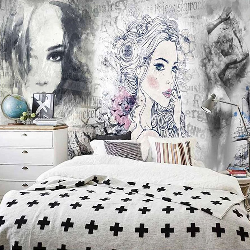 Custom 3D Mural Retro Fashion  - огляд і ціна Makeup Beauty House