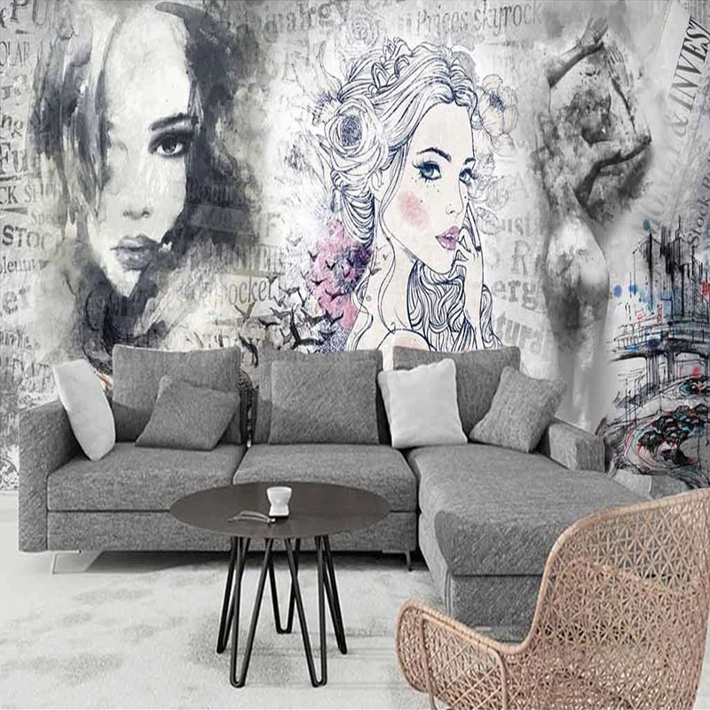 Custom 3D Mural Retro Fashion  - огляд і ціна Makeup Beauty House