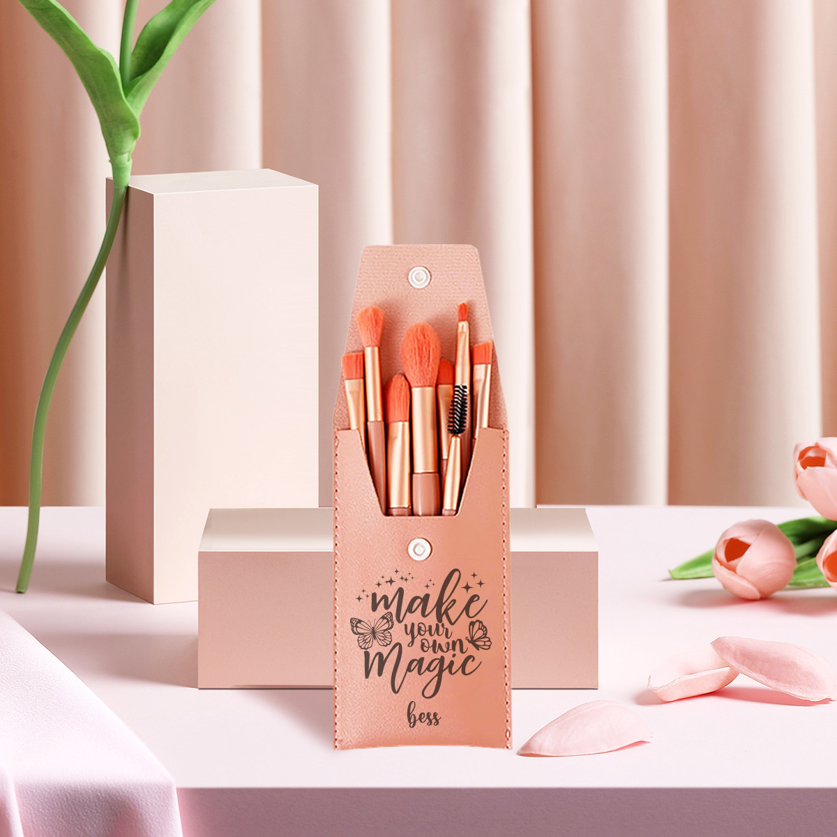 1pc Custom Name Makeup Brush,  - огляд і ціна Makeup Beauty House