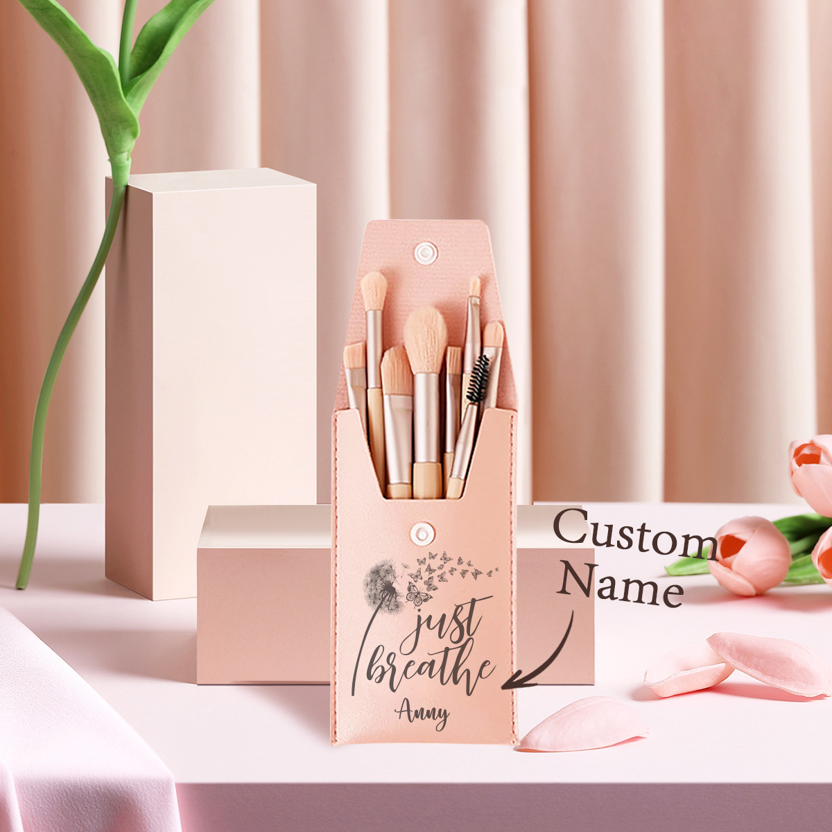 1pc Custom Name Makeup Brush,  - огляд і ціна Makeup Beauty House