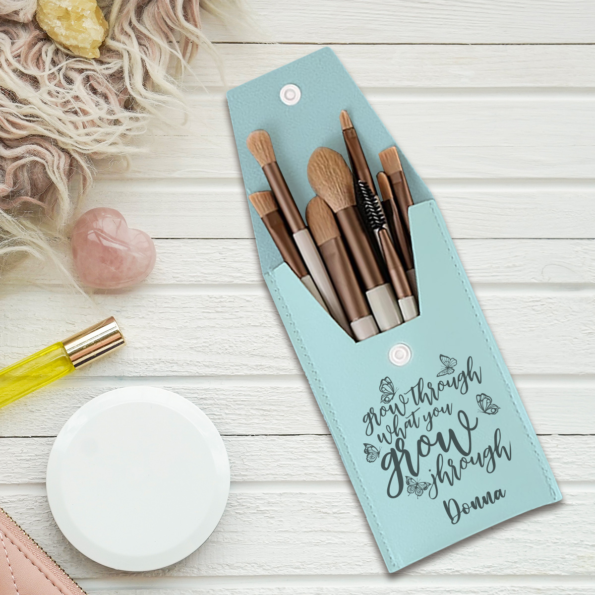 1pc Custom Name Makeup Brush,  - огляд і ціна Makeup Beauty House