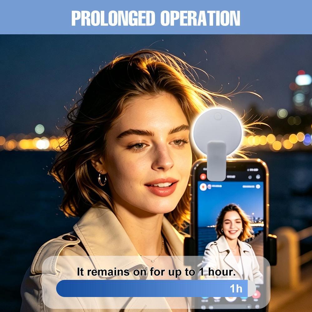 Clip On Selfie Fill Light Rech - огляд і ціна Beauty Makeup Light