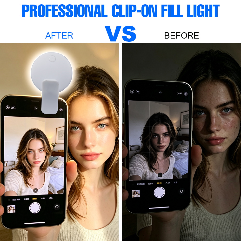 Portable Clip On Selfie Fill L - огляд і ціна Beauty Makeup Light