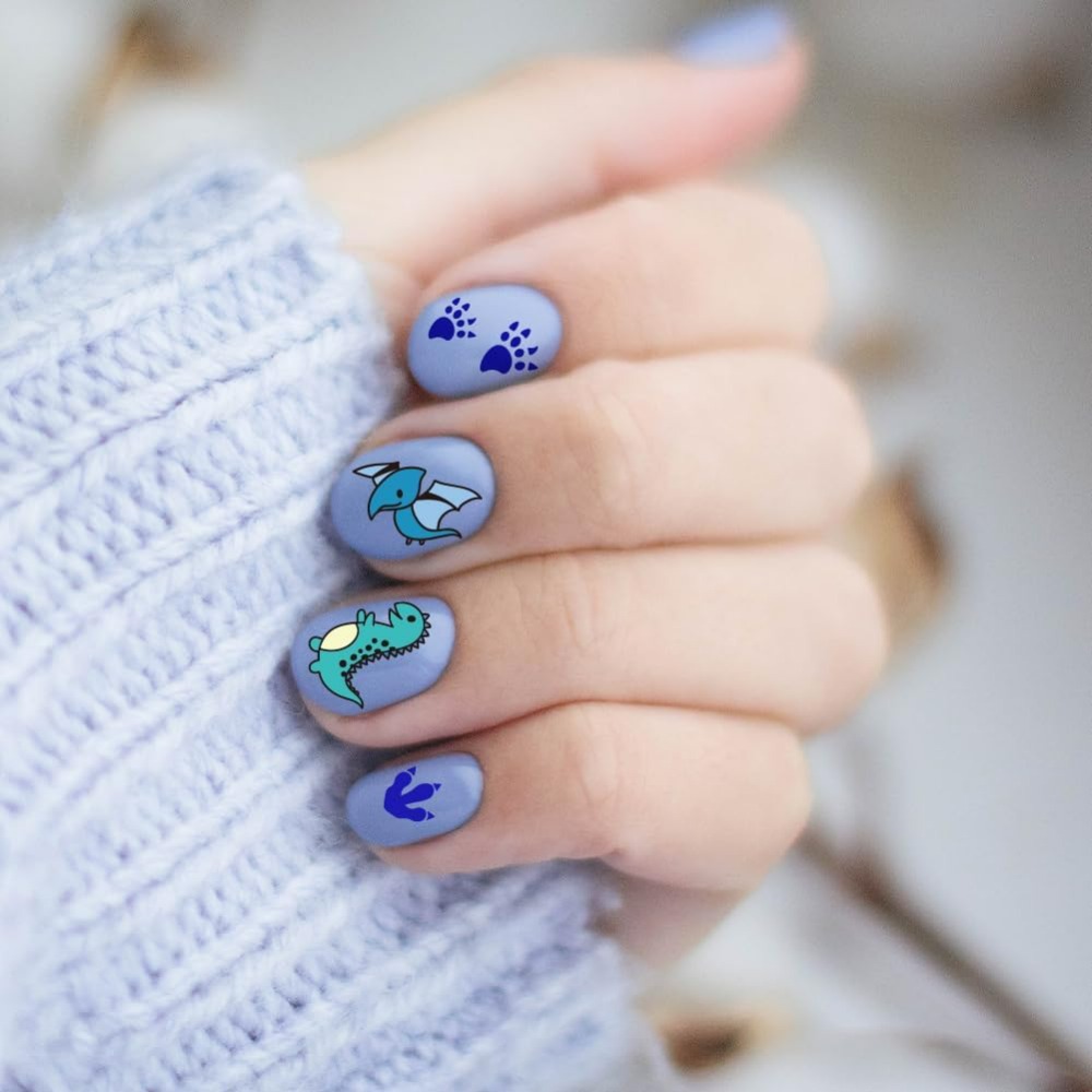 3pcs Dinosaur Nail Stamping Pl - огляд і ціна Nail Art Stamping Kit