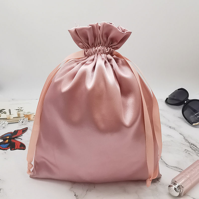 Custom Logo Satin Drawstring B - огляд і ціна Makeup Beauty House