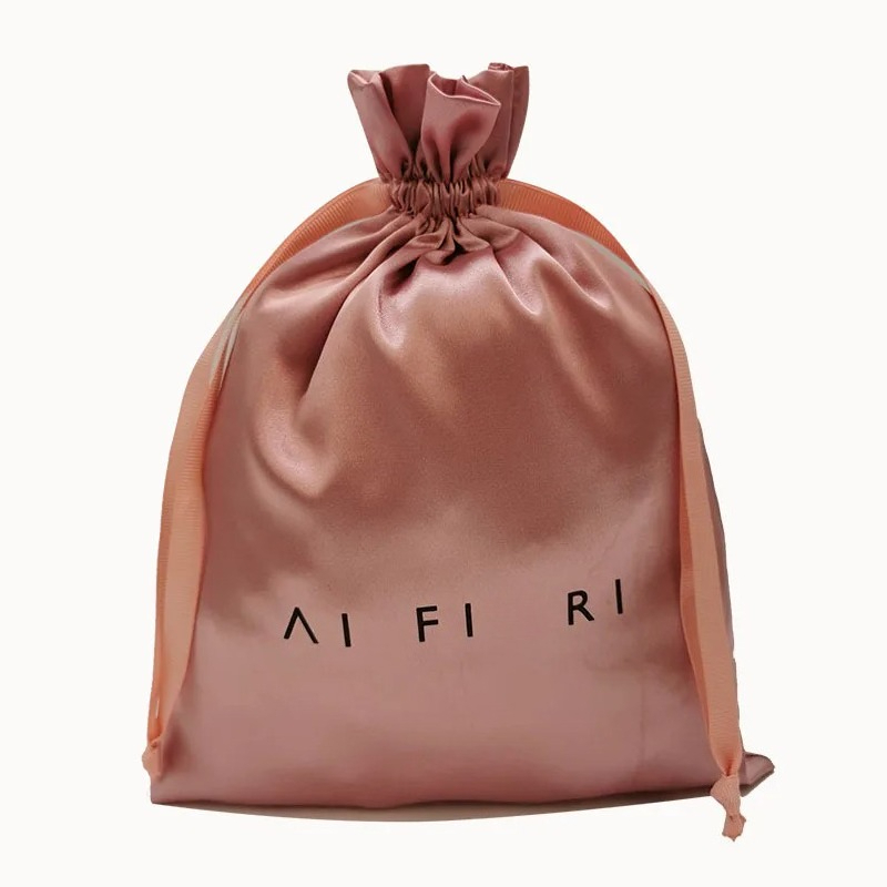 Custom Logo Satin Drawstring B - огляд і ціна Makeup Beauty House